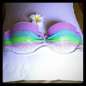 Cute Sequin Bandeau Top